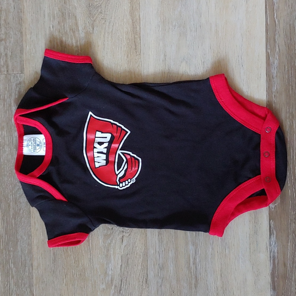 NWOT Rivalry Threads Western Kentucky University One Piece Size 6-9M